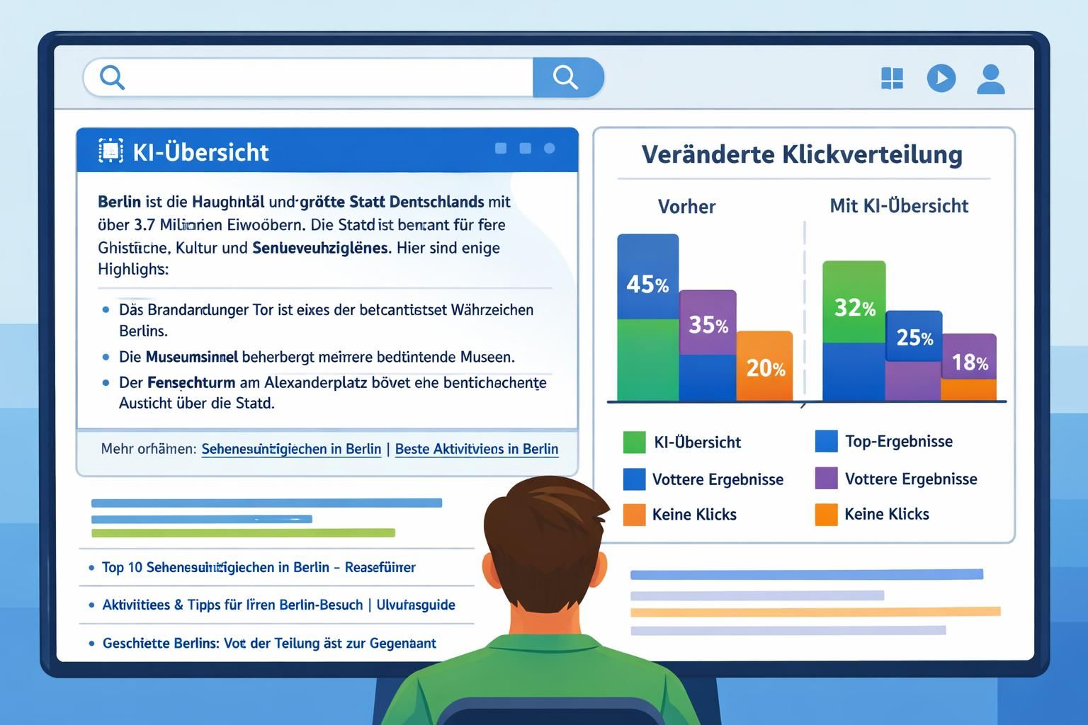 entdecken sie, wie ki-generierte suchergebnisse im jahr 2026 die klickverteilung im web verändern und welche auswirkungen dies auf nutzer und unternehmen hat.